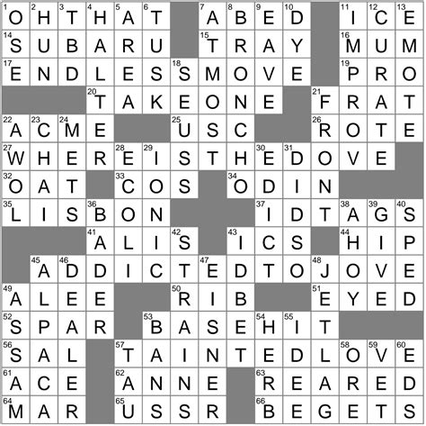 hand down crossword clue